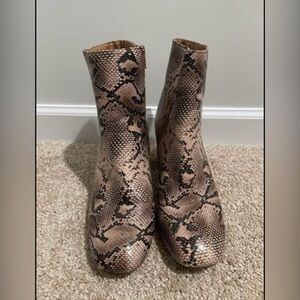 Snake Skin Boots